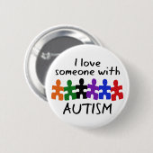 Ich Liebe Jemand Button (Vorne & Hinten)