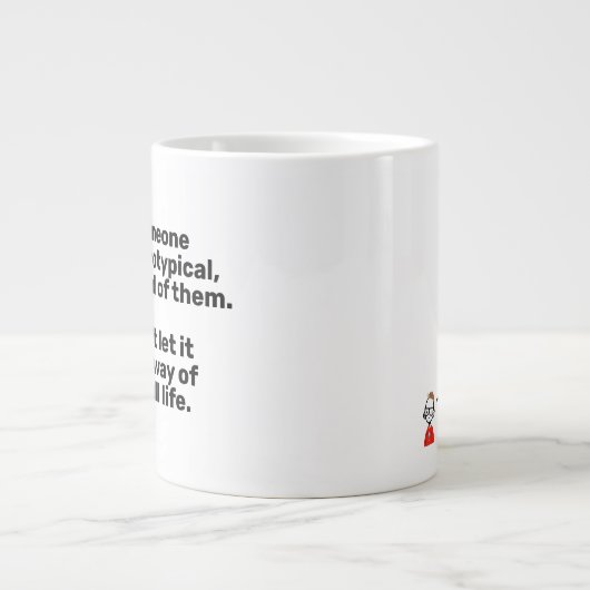 Ich Liebe jemand, der neurotypische Tasse ist (Vorderseite)