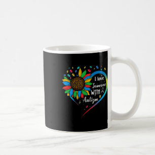 Ich Liebe jemand mit Autismus Autismus Autistische Kaffeetasse