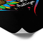 Ich Liebe jemand mit Autismus Autismus Autistische Poster (Ecke)