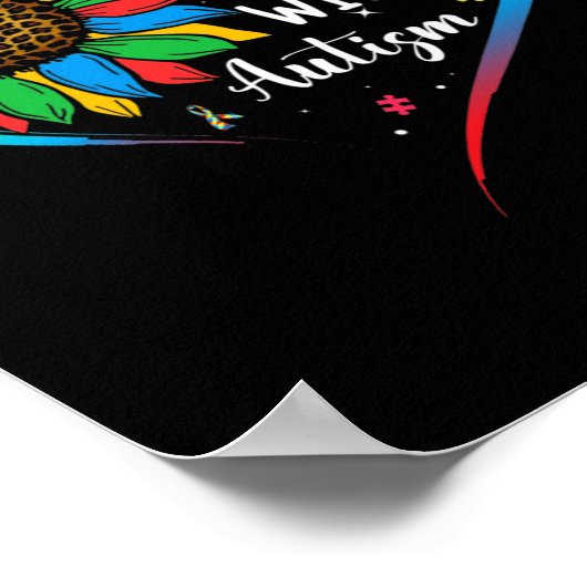 Ich Liebe jemand mit Autismus Autismus Autistische Poster (Ecke)