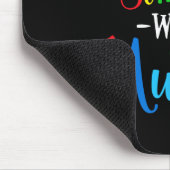 Ich Liebe jemand mit Autismus Bewusstsein Männer F Mousepad (Ecke)