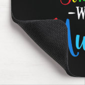 Ich Liebe jemand mit Autismus Bewusstsein Männer F Mousepad (Ecke)