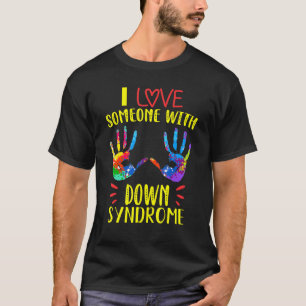 Ich Liebe jemand mit Down-Syndrom Stolz Aware T-Shirt