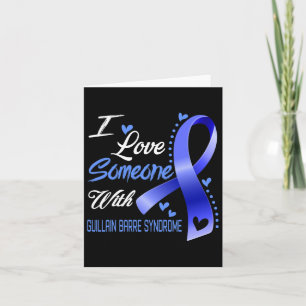 Ich Liebe jemand mit Guillain Byrre Syndrom Awaren Karte