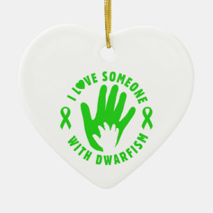 Ich Liebe Jemand mit Zwergverzierung Keramik Ornament