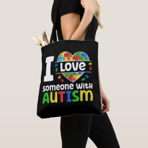 Ich Liebe jemandem mit Autismus, Autismus-Bewussts Tasche