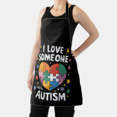 Ich Liebe jemandem mit Autismus Autismus-Bewusstse Schürze (InSitu)