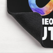 Ich Liebe jemandem mit Autismus Bewusstsein Rainbo Mousepad (Ecke)