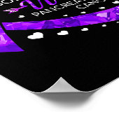 Ich Liebe jemandem mit Bauchspeicheldrüsenkrebs Poster (Ecke)