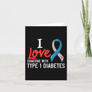 Ich Liebe jemandem mit Diabetes Typ 1 Diabetesgesc Karte
