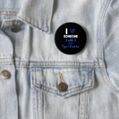 Ich Liebe jemandem mit Diabetes Typ 1 Diabeteswiss Button (Beispiel)