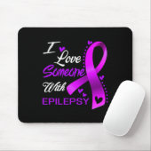 Ich Liebe jemandem mit Epilepsie-Bewusstsein Mousepad (Mit Mouse)