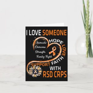 Ich Liebe jemandem mit Rsd Crps Bewusstsein Sonnen Karte