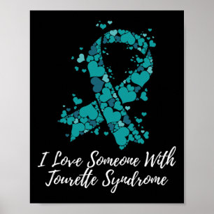 Ich Liebe jemandem mit Tourette-Syndrom Poster