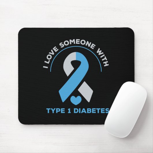 Ich Liebe jemandem mit Typ 1 Diabetes-Sensibilisie Mousepad (Mit Mouse)