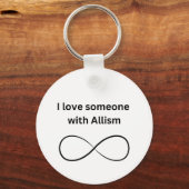 Ich Liebe jemanden mit Allianz Schlüsselanhänger (Vorderseite)