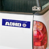 Ich Liebe jemanden mit Aufmerksamkeitsdefizitstöru Autoaufkleber (Auf Lkw)