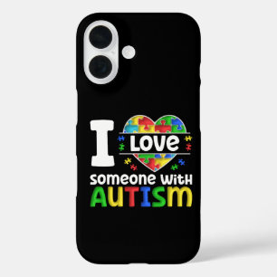 Ich liebe jemanden mit Autismus, Autismus-Bewussts iPhone 16 Hülle