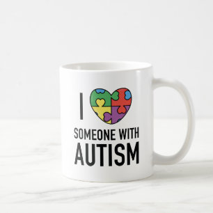 Ich Liebe jemanden mit Autismus Kaffeetasse