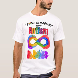 Ich Liebe jemanden mit Autismus T-Shirt