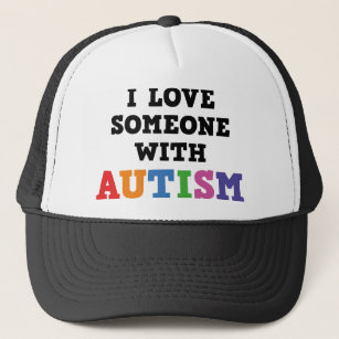 Ich Liebe jemanden mit Autismus Truckerkappe