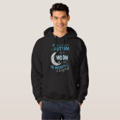 Ich Liebe jemanden mit Autismus zum Mond und zurüc Hoodie (Vorne ganz)