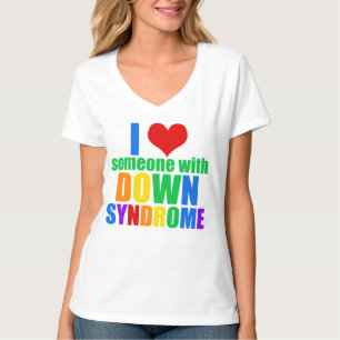 Ich Liebe jemanden mit Down-Syndrom T-Shirt