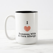 Ich Liebe jemanden mit einer Maisallergie