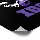 Ich Liebe jemanden mit IBS Reizbarem Darmsyndrom Poster (Ecke)