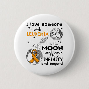 Ich Liebe jemanden mit Leukämie Bewusstsein Button