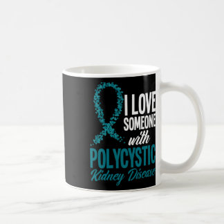 Ich Liebe jemanden mit polyzystischer Nierenerkran Kaffeetasse