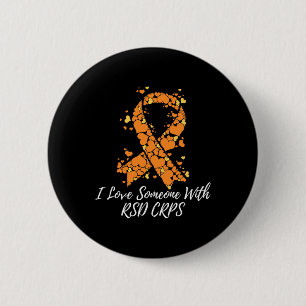 Ich Liebe jemanden mit Rsd Crps Bewusstsein. Button