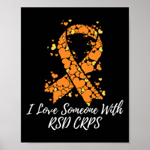 Ich Liebe jemanden mit Rsd Crps Bewusstsein. Poster