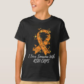Ich Liebe jemanden mit Rsd Crps Bewusstsein. T-Shirt (Vorderseite)
