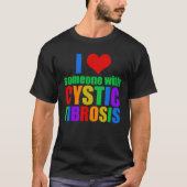 Ich Liebe jemanden mit zystischer Fibrose T-Shirt (Vorderseite)