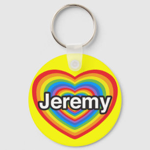 Ich Liebe Jeremy. Ich Liebe dir Jeremy. Herz Schlüsselanhänger