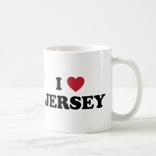 Ich liebe Jersey Kaffeetasse