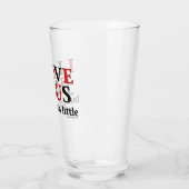 Ich Liebe Jesus [aber ich diskutiere ein wenig] Glas (Links)