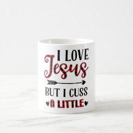 Ich Liebe Jesus, aber ich diskutiere ein wenig Kaffeetasse