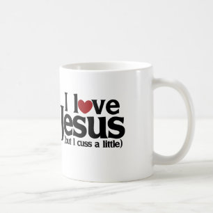 Ich Liebe Jesus, aber ich diskutiere ein wenig Kaffeetasse