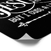Ich Liebe Jesus, aber ich diskutiere ein wenig Poster (Ecke)