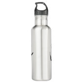 Ich Liebe Jesus (aber ich rede viel!) Edelstahlflasche (Rückseite)