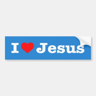"ICH LIEBE JESUS" AUTOAUFKLEBER