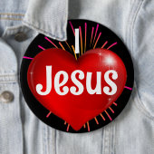 Ich liebe Jesus Button (Beispiel)