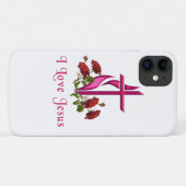 Ich liebe Jesus Case-Mate iPhone Hülle (Rückseite (Horizontal))