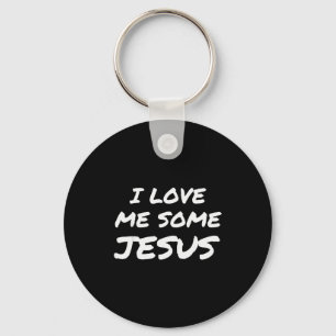 Ich liebe Jesus Cooles Christlicher Glaube Ostern Schlüsselanhänger