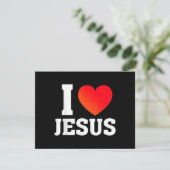 Ich liebe Jesus Feiertagskarte (Stehend Vorderseite)