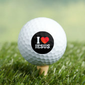 Ich liebe Jesus Golfball (Insitu T-Shirt)