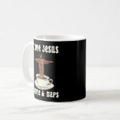 Ich Liebe Jesus Kaffee und Nickerchen Kaffeetasse (Vorderseite Links)